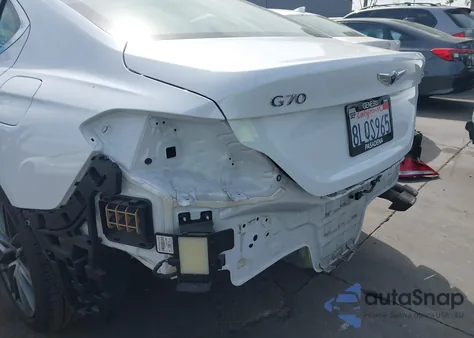 2019 Genesis G70 2.0T Advanced из США, поврежденный, VIN KMTG34LAXKU035434